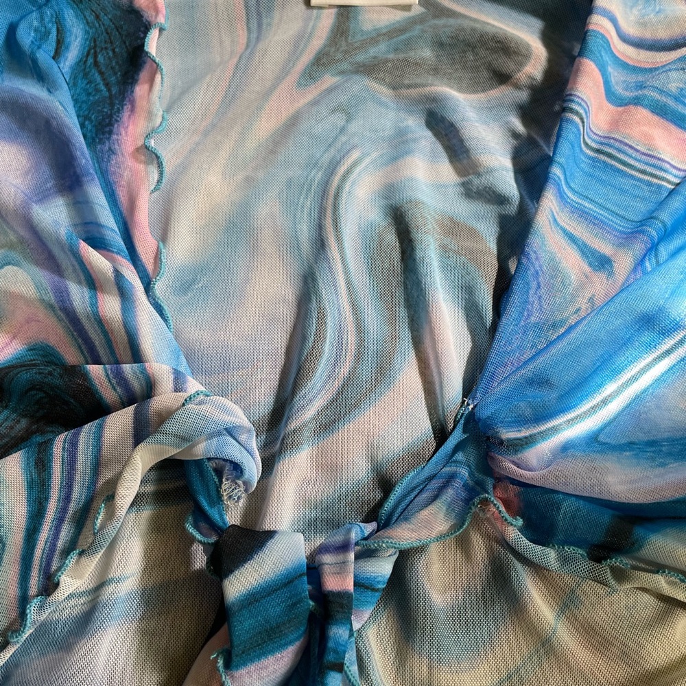 Marble blue Rave Set - Picture 4 of 8